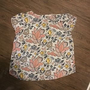 Loft Button Back Shirt